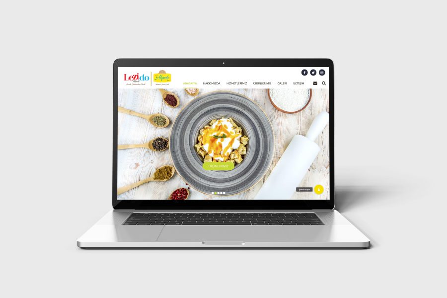 lezido mantı web sitesi tasarım