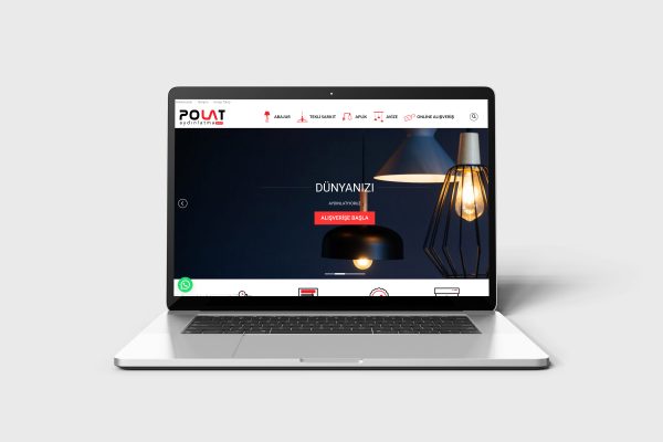 polat aydınlatma web sitesi tasarım
