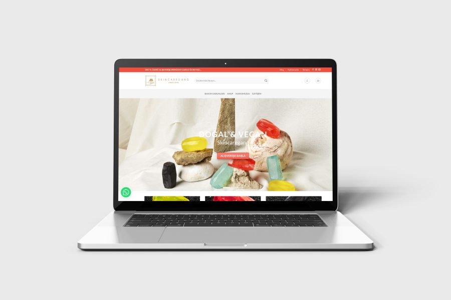 skin care gang web sitesi tasarım
